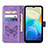 Leather Case Stands Butterfly Flip Cover Holder Y01B for Vivo Y02S