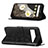 Leather Case Stands Butterfly Flip Cover Holder Y02B for Google Pixel 8 5G