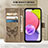 Leather Case Stands Butterfly Flip Cover Holder Y02B for Samsung Galaxy A23 4G