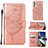 Leather Case Stands Butterfly Flip Cover Holder Y02B for Samsung Galaxy A73 5G