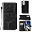 Leather Case Stands Butterfly Flip Cover Holder Y02B for Samsung Galaxy A73 5G