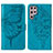 Leather Case Stands Butterfly Flip Cover Holder Y06B for Samsung Galaxy S21 Ultra 5G