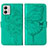 Leather Case Stands Butterfly Flip Cover Holder YB1 for Motorola Moto G53 5G