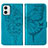 Leather Case Stands Butterfly Flip Cover Holder YB1 for Motorola Moto G73 5G