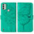 Leather Case Stands Butterfly Flip Cover Holder YB1 for Nokia C31