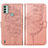 Leather Case Stands Butterfly Flip Cover Holder YB1 for Nokia C31