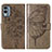 Leather Case Stands Butterfly Flip Cover Holder YB1 for Nokia X30 5G
