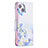 Leather Case Stands Butterfly Flip Cover L01 Holder for Apple iPhone 13 Blue