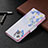 Leather Case Stands Butterfly Flip Cover L01 Holder for Apple iPhone 13 Blue