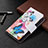 Leather Case Stands Butterfly Flip Cover L03 Holder for Apple iPhone 14 Plus Pink