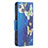 Leather Case Stands Butterfly Flip Cover L07 Holder for Apple iPhone 13 Blue