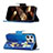 Leather Case Stands Butterfly Flip Cover L07 Holder for Apple iPhone 15 Pro Blue