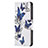 Leather Case Stands Butterfly Flip Cover L07 Holder for Apple iPhone 15 Pro Max White