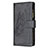 Leather Case Stands Butterfly Flip Cover L08 Holder for Apple iPhone 13 Black