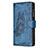 Leather Case Stands Butterfly Flip Cover L08 Holder for Apple iPhone 13 Blue