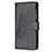 Leather Case Stands Butterfly Flip Cover L08 Holder for Apple iPhone 14 Pro Max Black