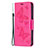 Leather Case Stands Butterfly Flip Cover L09 Holder for Apple iPhone 13 Hot Pink