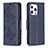 Leather Case Stands Butterfly Flip Cover L09 Holder for Apple iPhone 13 Pro Blue