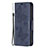 Leather Case Stands Butterfly Flip Cover L09 Holder for Apple iPhone 13 Pro Blue