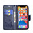 Leather Case Stands Butterfly Flip Cover L09 Holder for Apple iPhone 13 Pro Blue