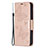 Leather Case Stands Butterfly Flip Cover L09 Holder for Apple iPhone 13 Pro Pink