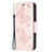 Leather Case Stands Butterfly Flip Cover L09 Holder for Apple iPhone 14 Pink