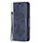 Leather Case Stands Butterfly Flip Cover L09 Holder for Apple iPhone 14 Pro Max Blue