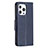 Leather Case Stands Butterfly Flip Cover L09 Holder for Apple iPhone 14 Pro Max Blue