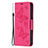 Leather Case Stands Butterfly Flip Cover L09 Holder for Apple iPhone 14 Pro Max Hot Pink