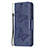 Leather Case Stands Butterfly Flip Cover L09 Holder for Apple iPhone 15 Blue