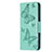 Leather Case Stands Butterfly Flip Cover L09 Holder for Apple iPhone 15 Green