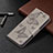 Leather Case Stands Butterfly Flip Cover L09 Holder for Apple iPhone 15 Plus Gray