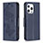 Leather Case Stands Butterfly Flip Cover L09 Holder for Apple iPhone 15 Pro Blue