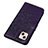 Leather Case Stands Butterfly Flip Cover L10 Holder for Apple iPhone 13 Mini Purple