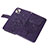 Leather Case Stands Butterfly Flip Cover L10 Holder for Apple iPhone 13 Mini Purple