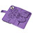 Leather Case Stands Butterfly Flip Cover L10 Holder for Apple iPhone 14 Clove Purple