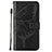 Leather Case Stands Butterfly Flip Cover L10 Holder for Apple iPhone 14 Plus Black