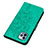 Leather Case Stands Butterfly Flip Cover L10 Holder for Apple iPhone 14 Pro Max Green