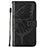 Leather Case Stands Butterfly Flip Cover L10 Holder for Apple iPhone 15 Black