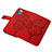 Leather Case Stands Butterfly Flip Cover L10 Holder for Apple iPhone 15 Pro Red