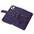 Leather Case Stands Butterfly Flip Cover L10 Holder for Apple iPhone 15 Purple