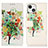 Leather Case Stands Fashionable Pattern Flip Cover A07 Holder for Apple iPhone 14 Plus