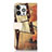 Leather Case Stands Fashionable Pattern Flip Cover A07 Holder for Apple iPhone 14 Pro