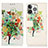 Leather Case Stands Fashionable Pattern Flip Cover A07 Holder for Apple iPhone 15 Pro