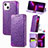 Leather Case Stands Fashionable Pattern Flip Cover H01 Holder for Apple iPhone 13