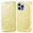 Leather Case Stands Fashionable Pattern Flip Cover H01 Holder for Apple iPhone 14 Pro