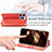 Leather Case Stands Fashionable Pattern Flip Cover H01 Holder for Apple iPhone 14 Pro Max