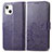 Leather Case Stands Fashionable Pattern Flip Cover H03 Holder for Apple iPhone 13 Mini