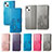 Leather Case Stands Fashionable Pattern Flip Cover H03 Holder for Apple iPhone 15