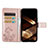 Leather Case Stands Fashionable Pattern Flip Cover H04 Holder for Apple iPhone 14 Pro